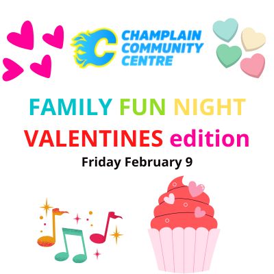 family fun night valentines edition poster